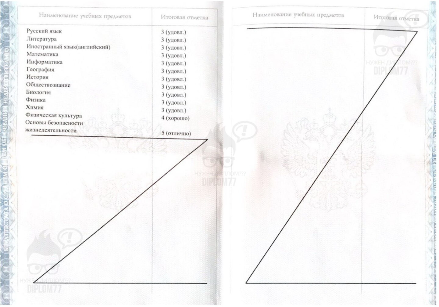 Предметы Красноярской школы № 10 им. Академика Ю. А. Овчинникова 2023 года выдачи